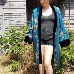 Kim + Ono Blue Watercolor Kimono